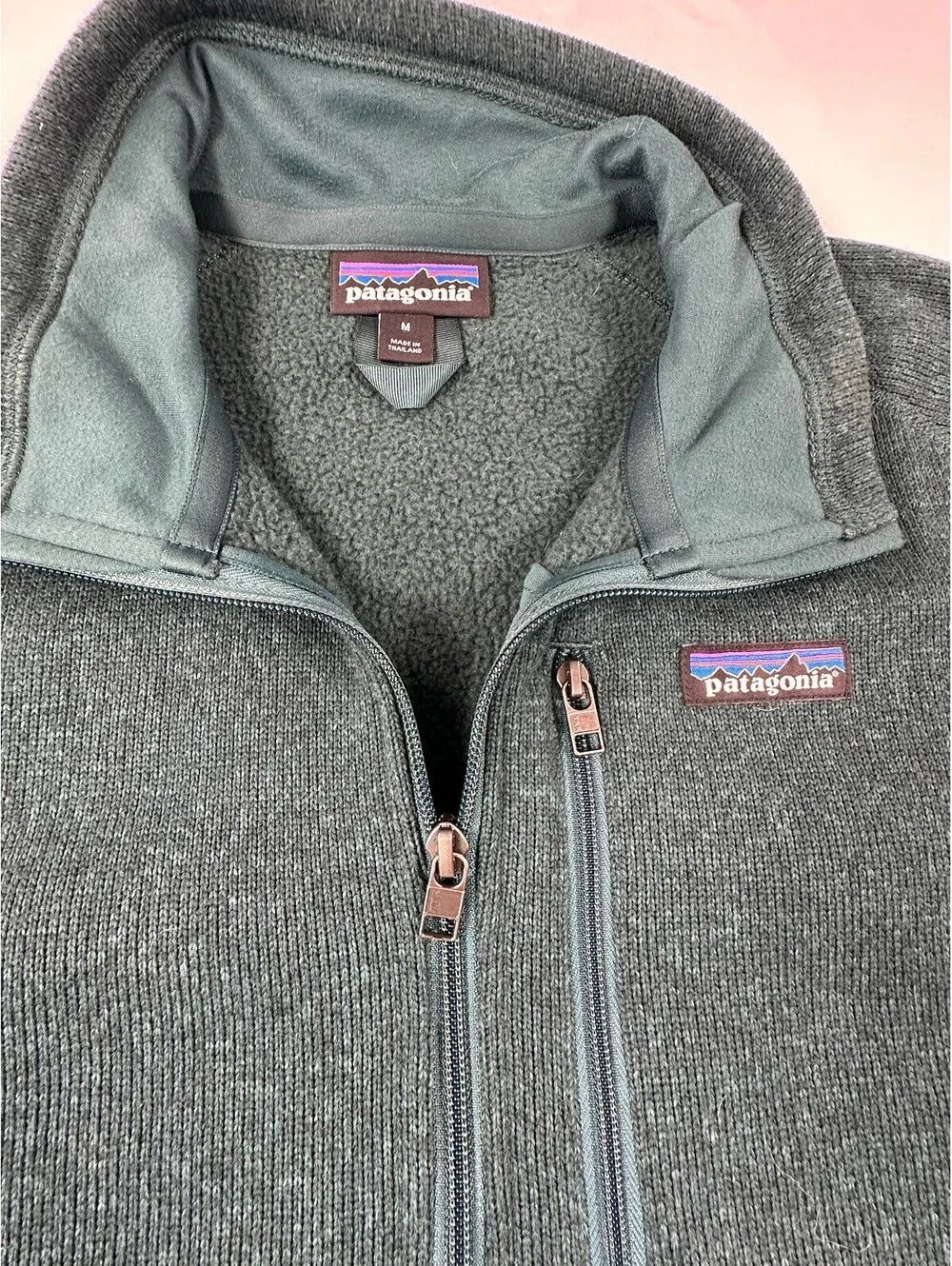 Patagonia Better Sweater 1/4 Zip Fleece Jacket Men's Medium Dark Green Teal